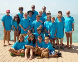 Pigeon Key Marine Science Camp has helped more than 30,000 elementary-through-college age students, like this group, from more than 1,000 schools throughout the United States. 